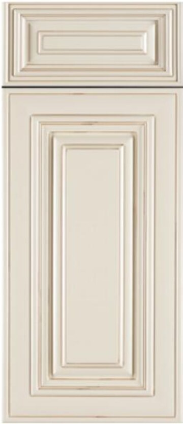 Charleston White cabinet door slab