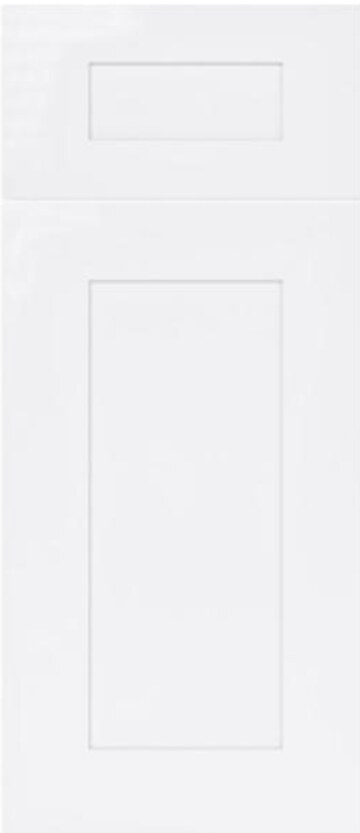 Shaker White cabinet door slab