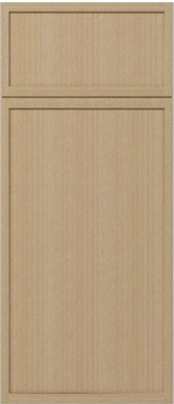 Slim White Oak cabinet door slab
